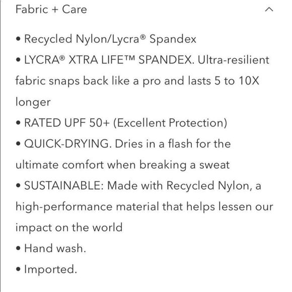 Athleta Tidal Skirt Yacht Blue Swim SP - Picture 4 of 8